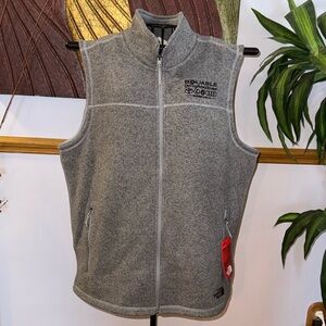 The North Face Gray Fleece Vest